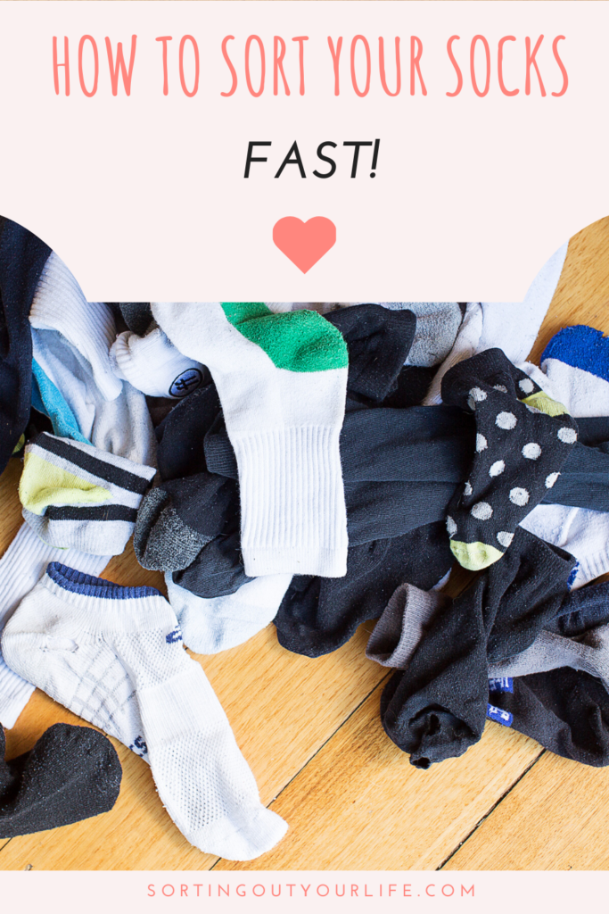 How To Sort Your Socks - Fast! - SortingOutYourLIfe.Com