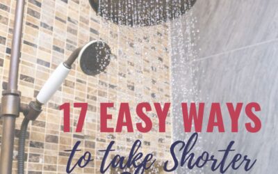 How To Take Fewer and Shorter Showers