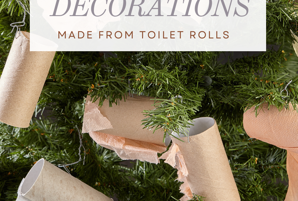 10 Creative Christmas Decorations made from Toilet Rolls